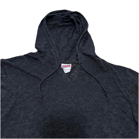 Soffe Sheer Bunout Long Sleeve Women's Size Large Black Athletic Shirt - Picture 2 of 12